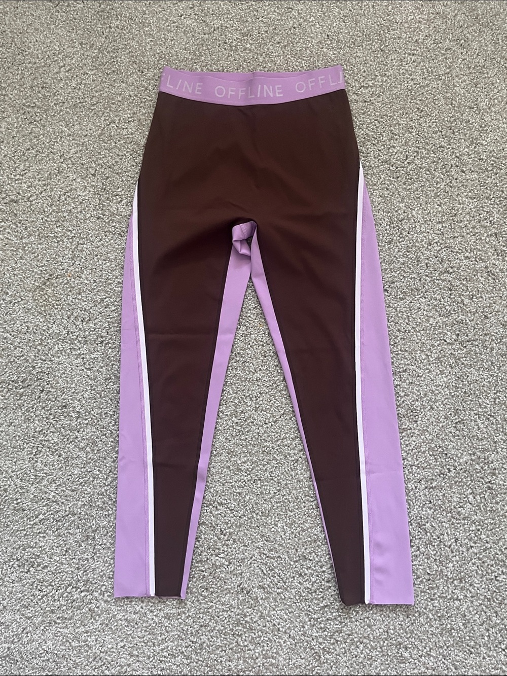 Aerie Canyon Sun Goals Logo Waistband Leggings Size Large